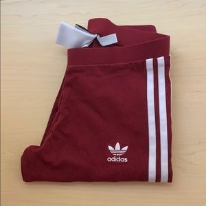 Adidas Cardinal Red Leggings